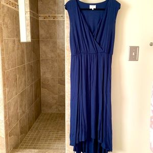 Soma Wknd wrap dress.  Navy. L